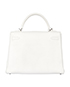 Kelly 32 Veau Taurillon Clemence Leather In White, back view